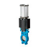 Knifegate valve Type: 535 Cast iron/EPDM Pneumatic operated PN10 Wafer type DN100 Pressure rating flange: PN10